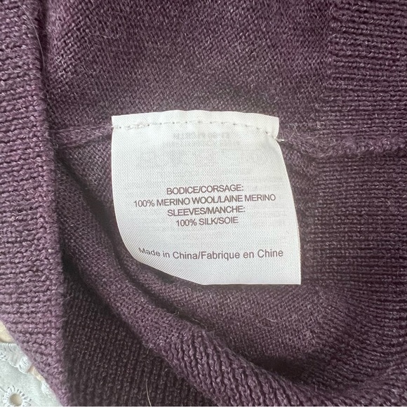 Tory Burch Abitha Sweater Metrino Wool and Silk Size XS - Picture 15 of 15